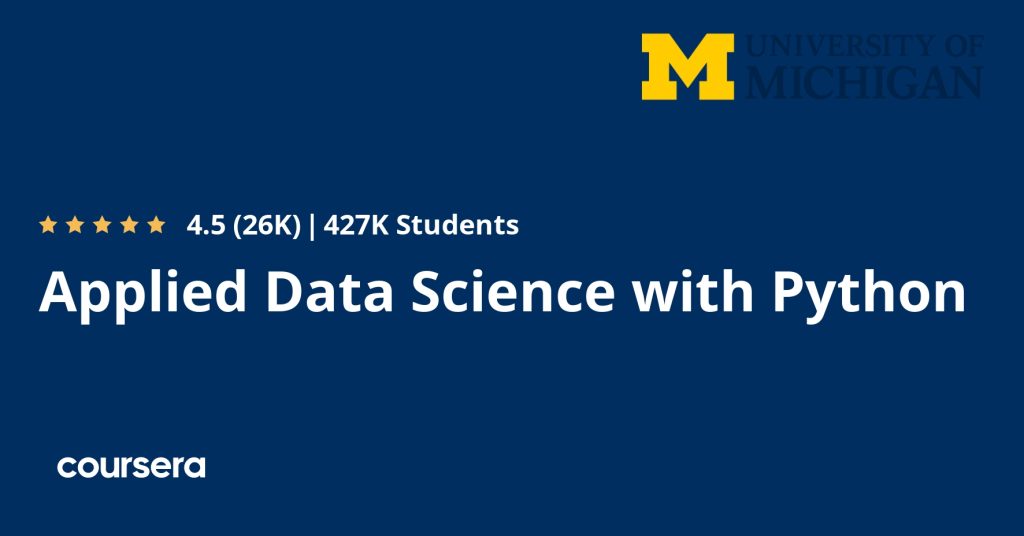 Applied Data Science with Python – Coursyz | Find the Right Course for ...