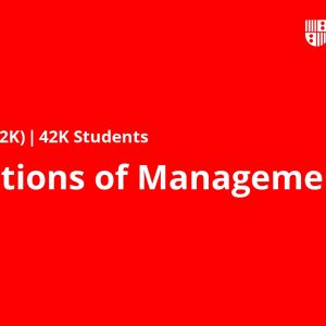Foundations of Management