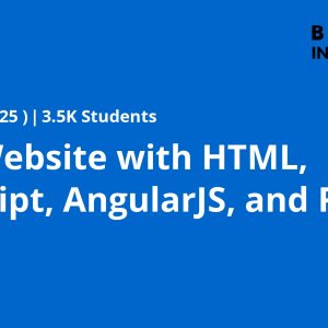 Build Website with HTML, JavaScript, AngularJS, and React