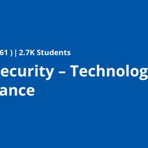 Cyber Security – Technology and Governance