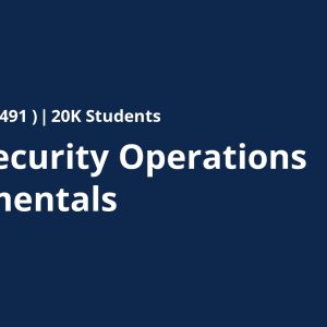 Cybersecurity Operations Fundamentals