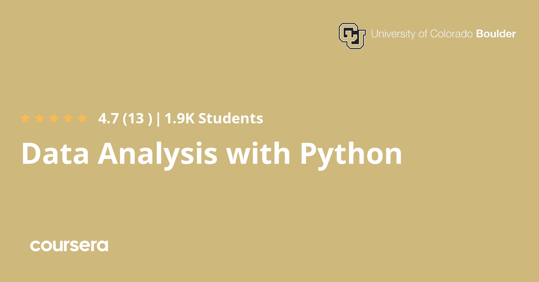 Data Analysis with Python – welcome