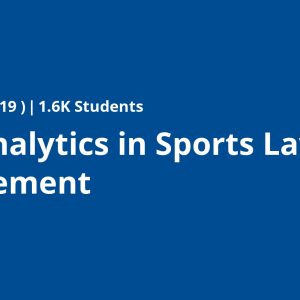 Data Analytics in Sports Law and Management