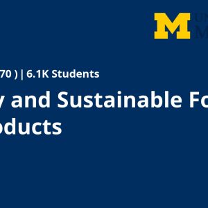 Healthy and Sustainable Foods and Products