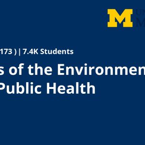 Impacts of the Environment on Global Public Health