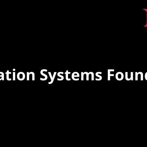 Information Systems Foundations