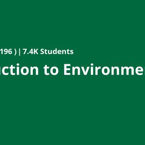 Introduction to Environmental Science