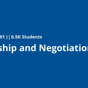Leadership and Negotiation Skills