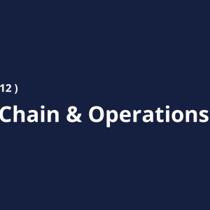 Supply Chain & Operations
