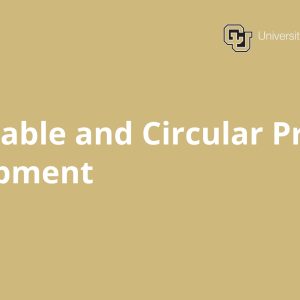 Sustainable and Circular Product Development