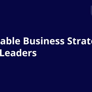 Sustainable Business Strategy for Future Leaders