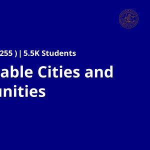 Sustainable Cities and Communities
