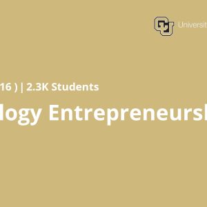 Technology Entrepreneurship