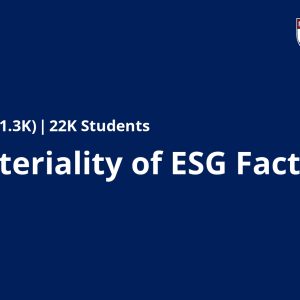 The Materiality of ESG Factors