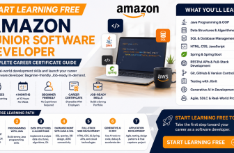 Start learning free Amazon Junior Software Developer career certificate guide