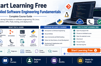 Start learning free Applied Software Engineering Fundamentals course guide