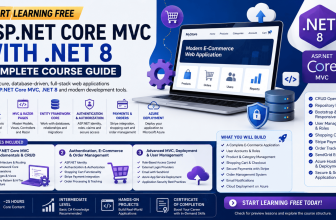 Start learning free ASP.NET Core MVC with .NET 8 complete course guide