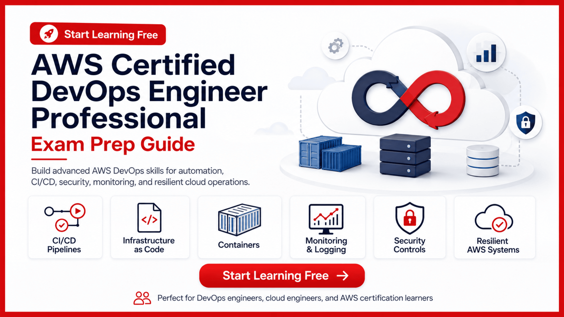 Start learning free AWS Certified DevOps Engineer Professional exam prep guide