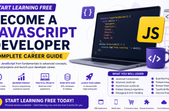Start learning free Become a JavaScript Developer complete career guide