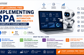 Start learning free Implementing RPA with Cognitive Automation and Analytics complete course guide