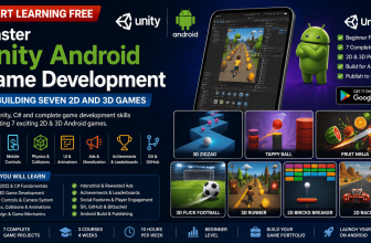Start learning free and master Unity Android Game Development by building seven 2D and 3D games