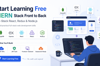 Start learning free MERN Stack Front to Back Full-Stack React Redux and Node.js complete guide