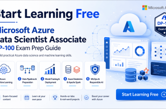 Start learning free Microsoft Azure Data Scientist Associate DP-100 exam prep guide