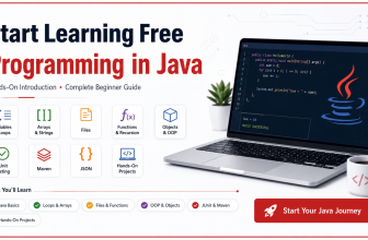 Start learning free Programming in Java hands-on introduction complete beginner guide