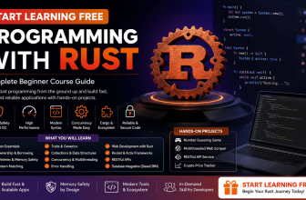 Start learning free Programming with Rust complete beginner course guide