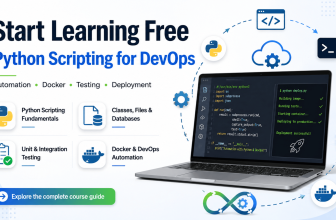 Start learning free Python Scripting for DevOps complete automation course guide
