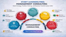 Start Learning Free: Management Consulting – Build Strategy, Problem-Solving, and Business Transformation Skills