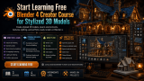 Start Learning Free: Blender 4 Creator Course for Stylized 3D Models