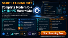 Start Learning Free: Complete Modern C++ C++11/14/17 Mastery Guide