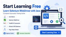 Start Learning Free: Learn Selenium WebDriver with Java Complete Automation Testing Guide