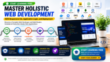 Start Learning Free: Master Holistic Web Development with Responsive UIs, Application Logic, and Deployment