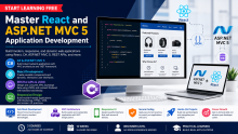 Start Learning Free: Master React and ASP.NET MVC 5 Application Development