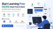 Start Learning Free: MERN Stack Front to Back Full-Stack React, Redux and Node.js Complete Guide