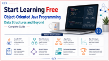 Start Learning Free: Object-Oriented Java Programming, Data Structures and Beyond Complete Guide